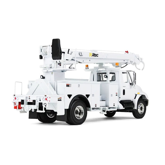 International DuraStar Truck with Digger Derrick Body "Altec" White 1/34 Diecast Model by First Gear - image 3