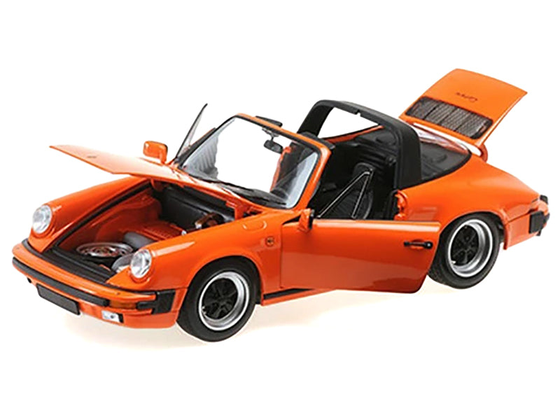 1983 Porsche 911 Carrera Targa 3.2 Orange 1/18 Diecast Model Car by Minichamps - image 2