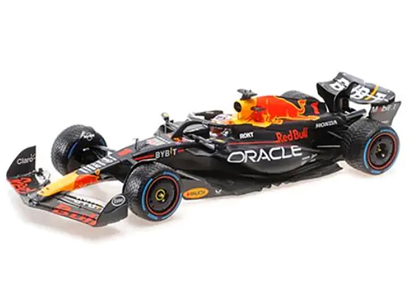 Red Bull Racing RB19 #1 Max Verstappen "Oracle" Winner F1 Formula One "Dutch GP" (2023) with Driver Limited Edition to 230 pieces Worldwide 1/18 Diecast Model Car by Minichamps - image 2