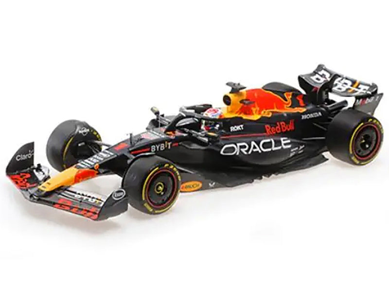 Red Bull Racing RB19 #1 Max Verstappen "Oracle" Winner F1 Formula One "Italian GP" (2023) with Driver Limited Edition to 160 pieces Worldwide 1/18 Diecast Model Car by Minichamps - image 2
