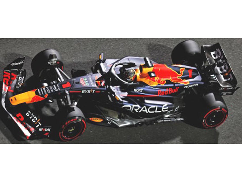 Red Bull Racing RB19 #1 Max Verstappen "Oracle" Winner F1 Formula One "Abu Dhabi GP" (2023) with Driver Limited Edition to 204 pieces Worldwide 1/18 Diecast Model Car by Minichamps - image 2