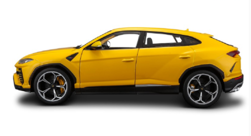 Lamborghini Urus Yellow 1/18 Diecast Model Car by Bburago - image 2