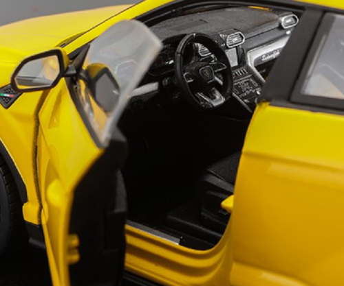 Lamborghini Urus Yellow 1/18 Diecast Model Car by Bburago - image 3