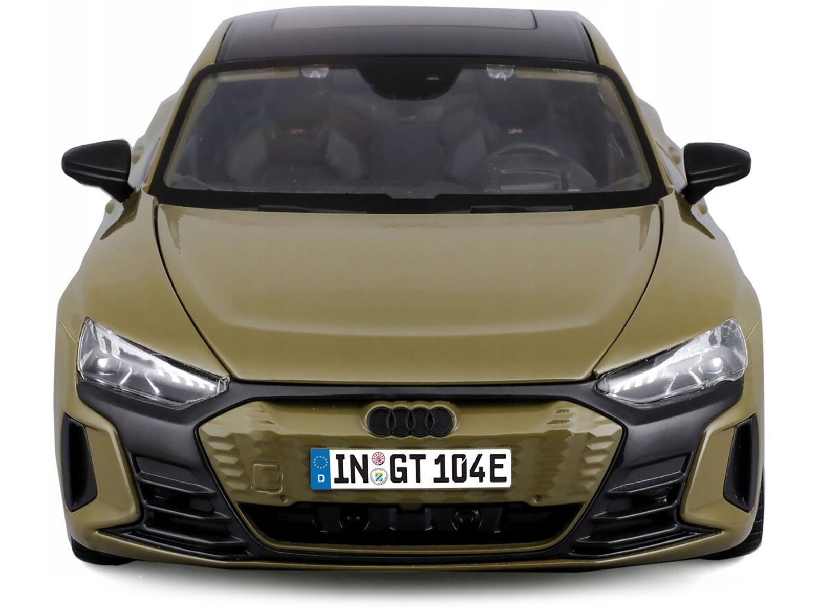 2022 Audi RS e-tron GT Dark Green with Sunroof 1/18 Diecast Model Car by Bburago - image 4