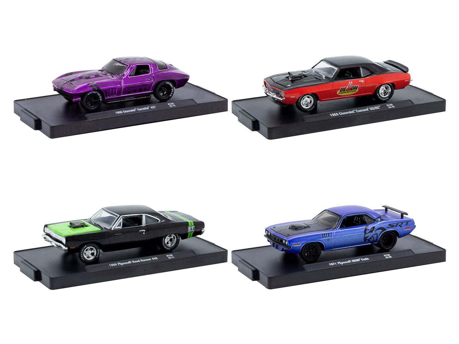 "Auto-Drivers" Set of 4 pieces in Blister Packs Release 128 Limited Edition to 9600 pieces Worldwide 1/64 Diecast Model Cars by M2 Machines - image 2