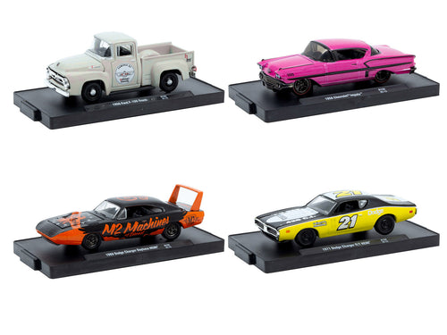 "Auto-Drivers" Set of 4 pieces in Blister Packs Release 129 Limited Edition to 10000 pieces Worldwide 1/64 Diecast Model Cars by M2 Machines - image 2