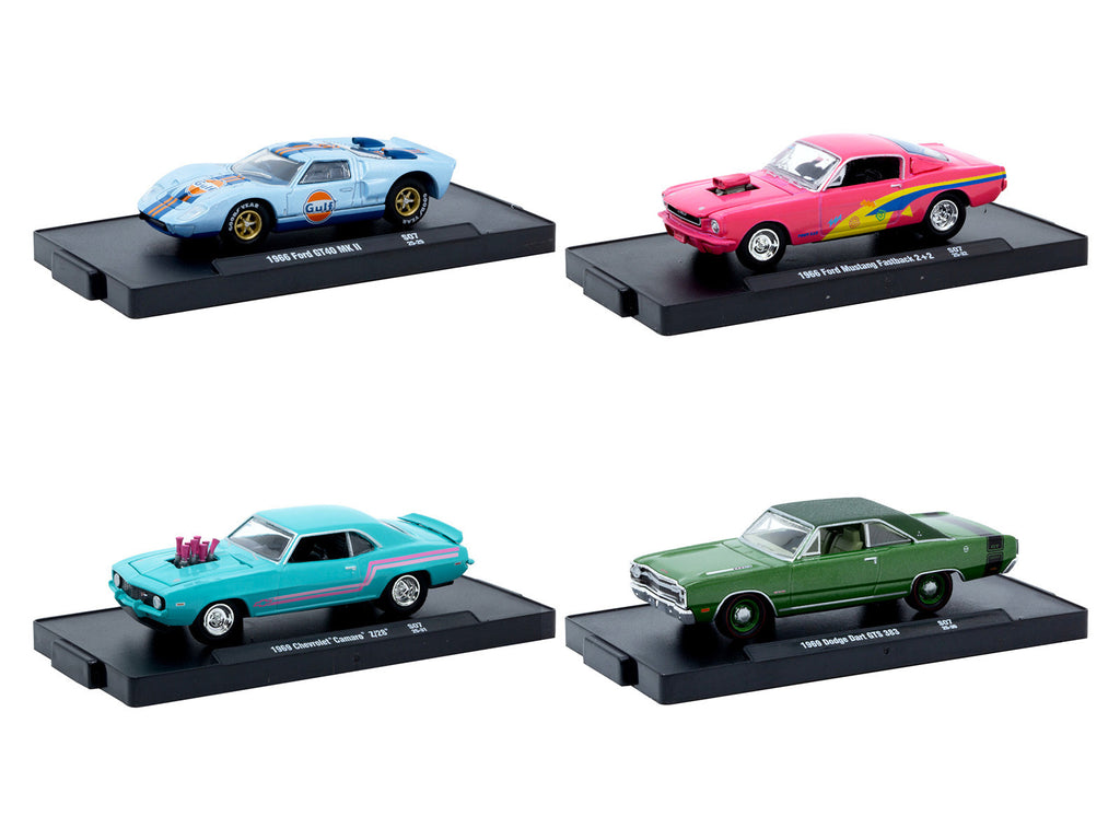 "Auto-Drivers" Set of 4 pieces in Blister Packs Release S07 Limited Edition to 7500 pieces Worldwide 1/64 Diecast Model Cars by M2 Machines - image 2