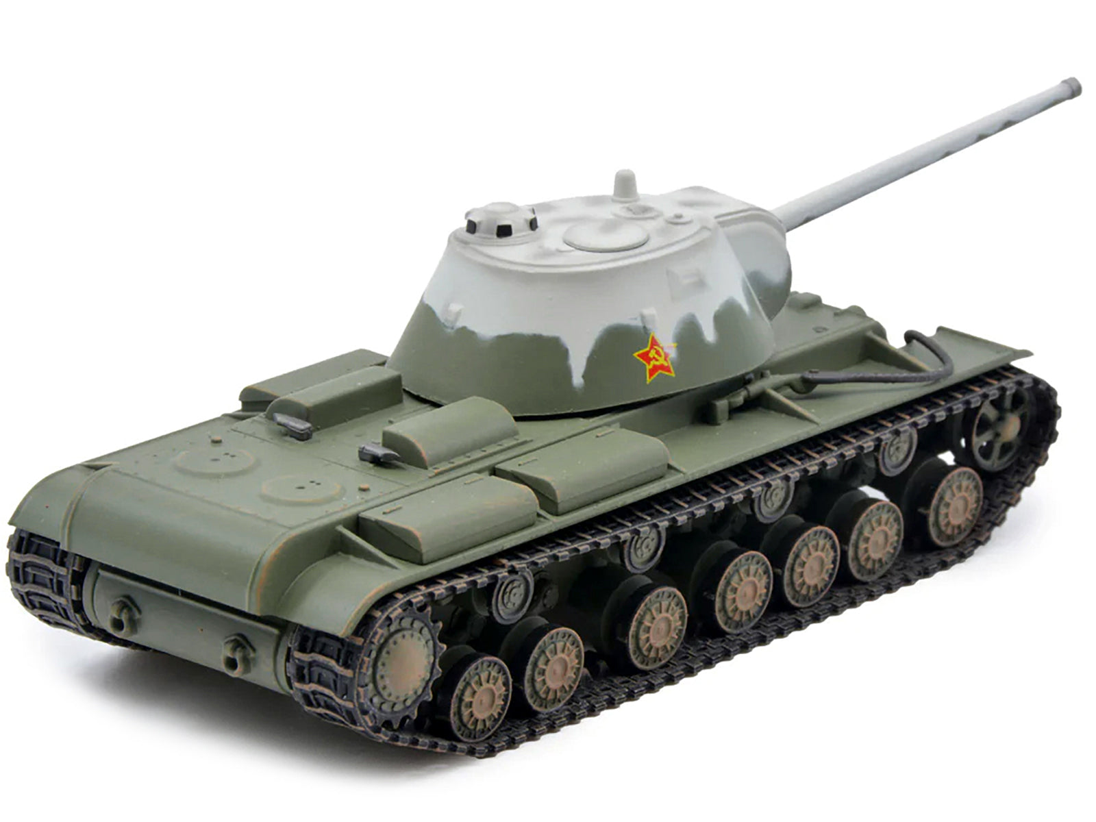 Soviet Kliment Voroshilov KV-3 Heavy Tank Winter Camouflage 1/72 Diecast Model by Panzerkampf - image 2