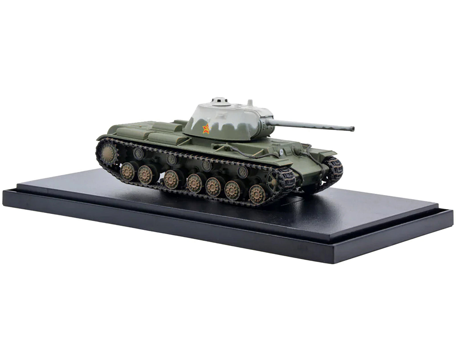 Soviet Kliment Voroshilov KV-3 Heavy Tank Winter Camouflage 1/72 Diecast Model by Panzerkampf - image 3