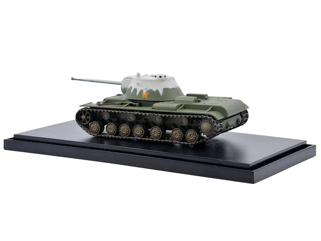 Soviet Kliment Voroshilov KV-3 Heavy Tank Winter Camouflage 1/72 Diecast Model by Panzerkampf - image 4
