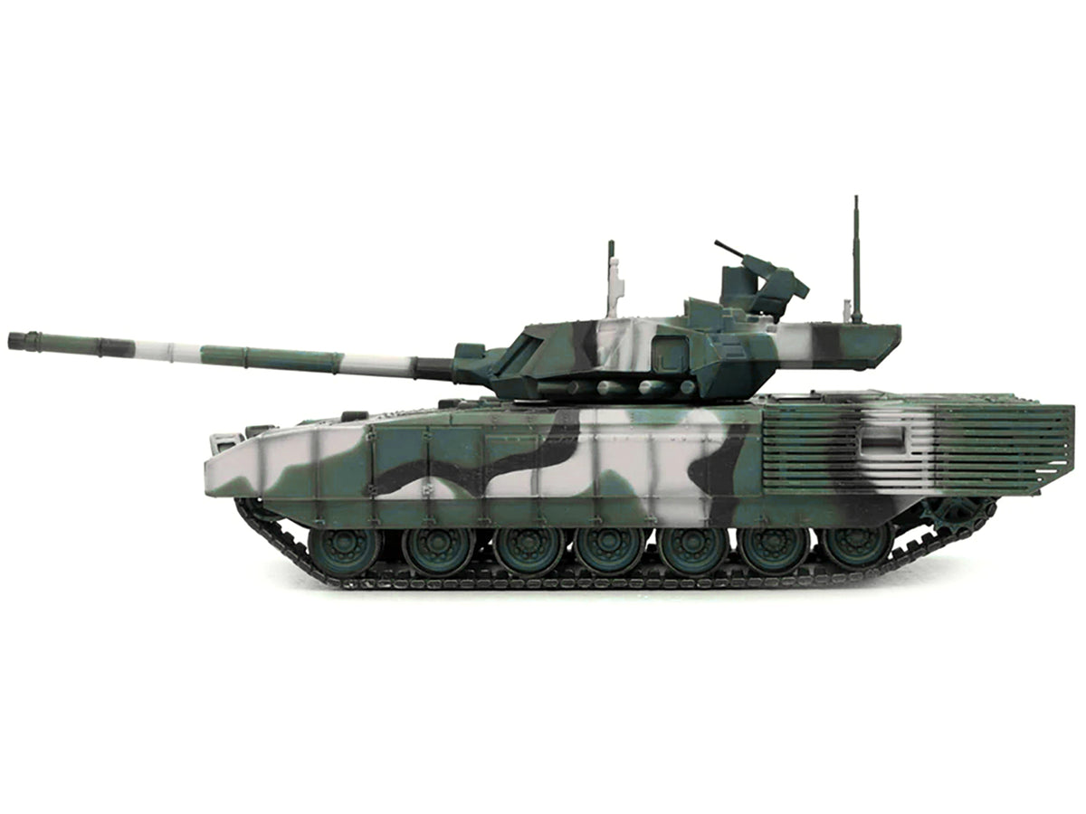 Russian T14 Armata MBT (Main Battle Tank) Multi-Woodland Camouflage "Armor Premium" Series 1/72 Diecast Model by Panzerkampf - image 2