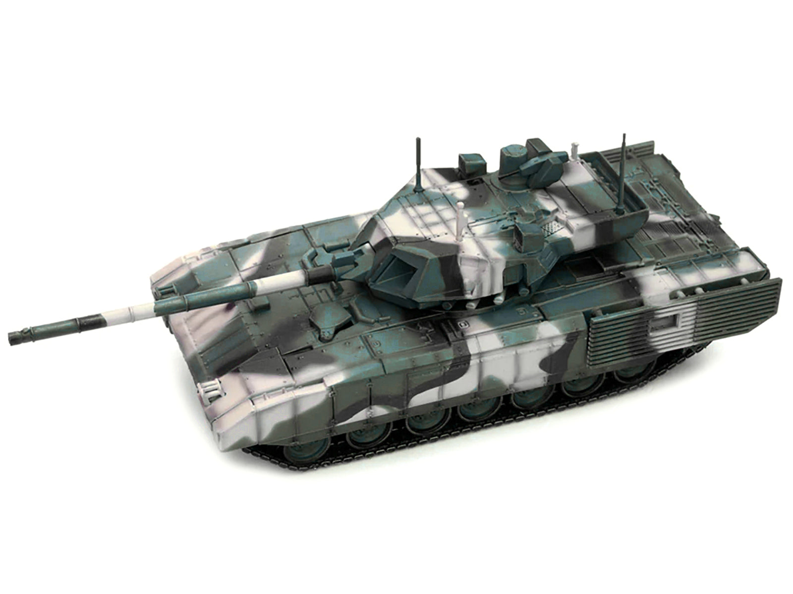 Russian T14 Armata MBT (Main Battle Tank) Multi-Woodland Camouflage "Armor Premium" Series 1/72 Diecast Model by Panzerkampf - image 4