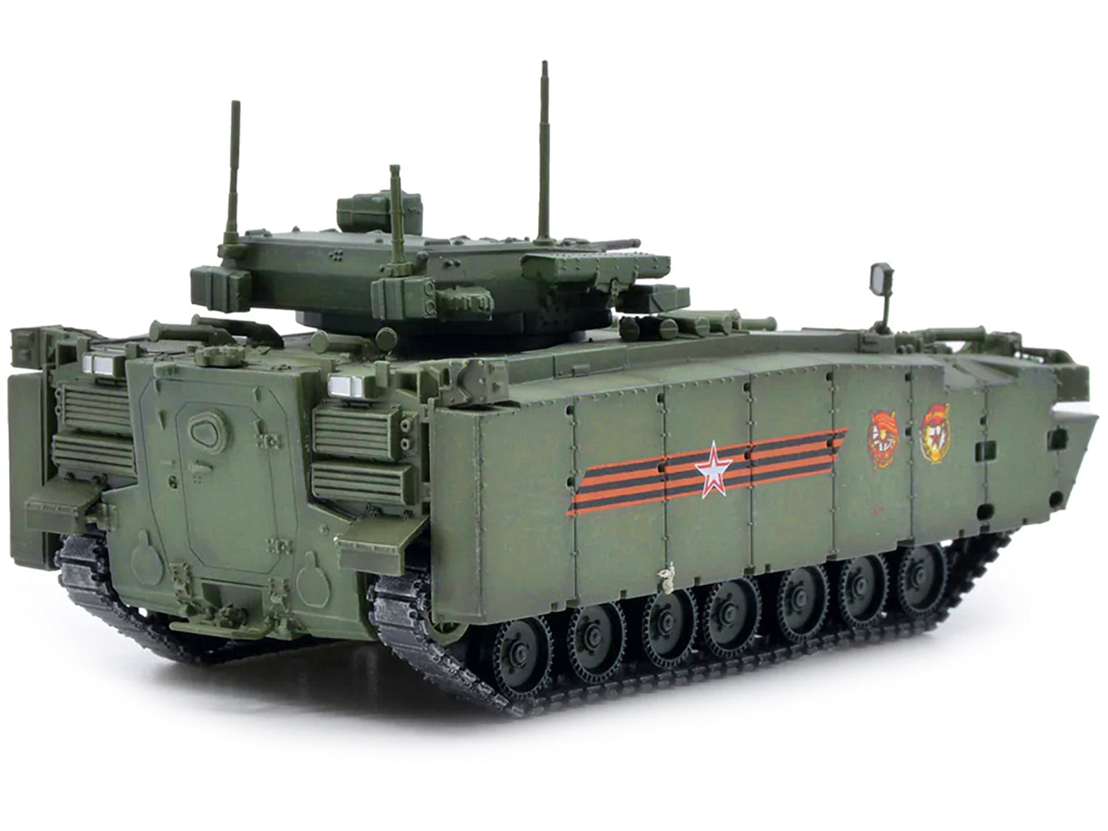 Russian (Object 695) Kurganets-25 Infantry Fighting Vehicle with Four Kornet-EM Guided Missiles - Moscow Victory Day Parade 1/72 Diecast Model by Panzerkampf - image 2