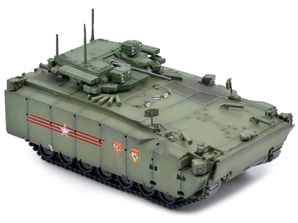 Russian (Object 695) Kurganets-25 Infantry Fighting Vehicle with Four Kornet-EM Guided Missiles - Moscow Victory Day Parade 1/72 Diecast Model by Panzerkampf - image 3