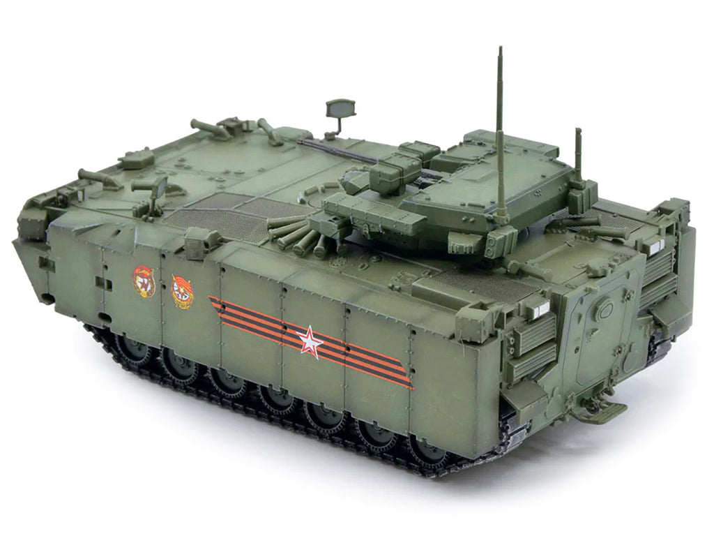 Russian (Object 695) Kurganets-25 Infantry Fighting Vehicle with Four Kornet-EM Guided Missiles - Moscow Victory Day Parade 1/72 Diecast Model by Panzerkampf - image 4