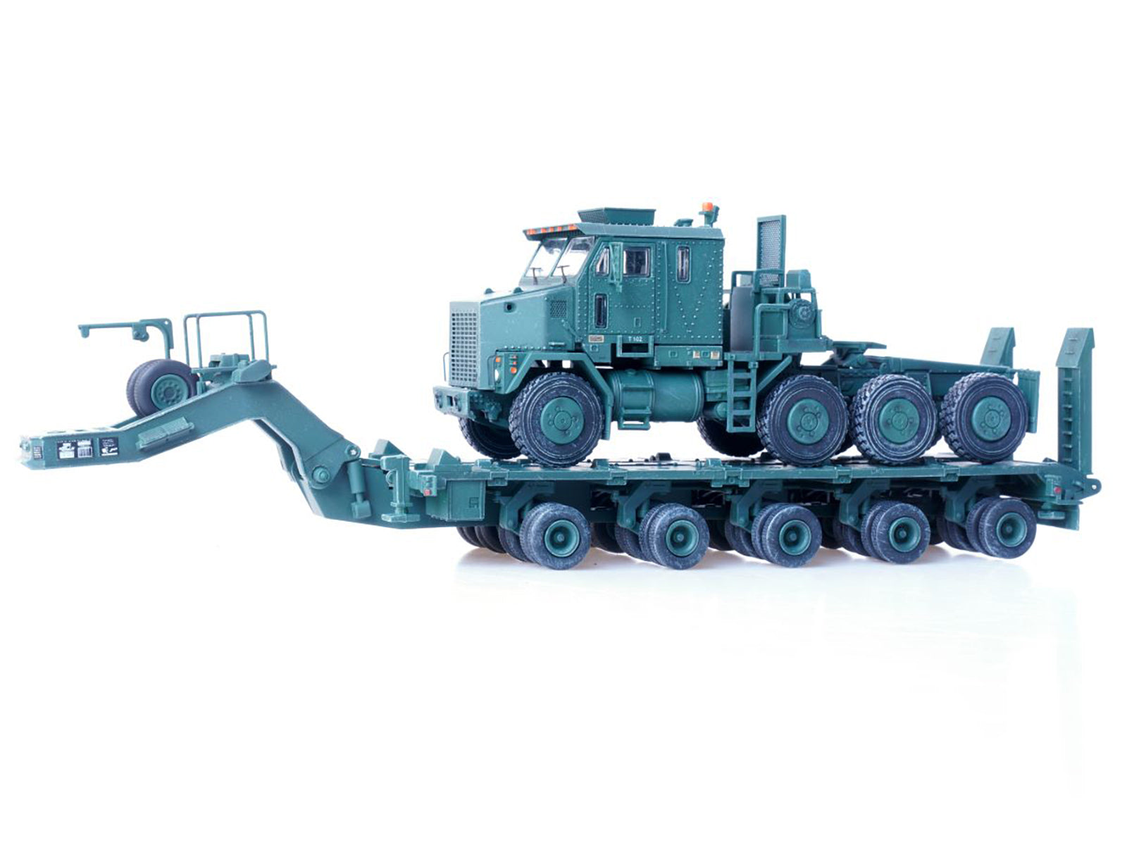 M1070 Heavy Equipment Transporter Army Green "Armor Premium" Series 1/72 Diecast Model by Panzerkampf - image 5