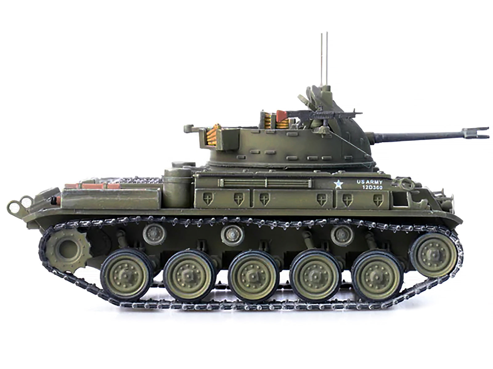 M42 Duster Self-Propelled Anti-Aircraft Gun "Delta Dud's" "US Army - Vietnam War II Field Force 5th Battalion 2nd Field Artillery Regimen" 1/72 Diecast Model by Panzerkampf - image 2