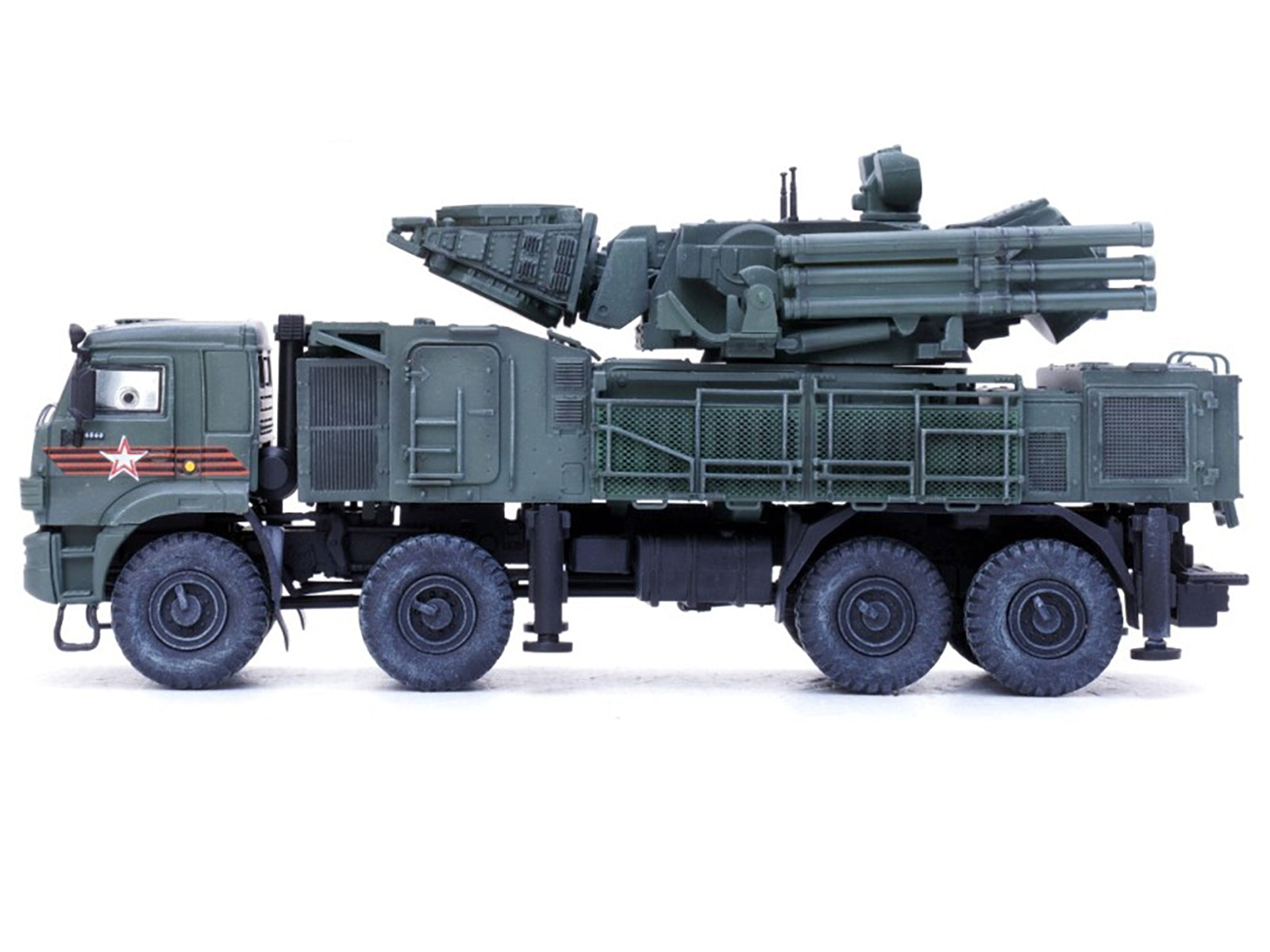 Pantsir S1 96K6 Self-Propelled Air Defense Weapon System "Victory Day Parade" Russian Army "Armor Premium" Series 1/72 Diecast Model by Panzerkampf - image 2