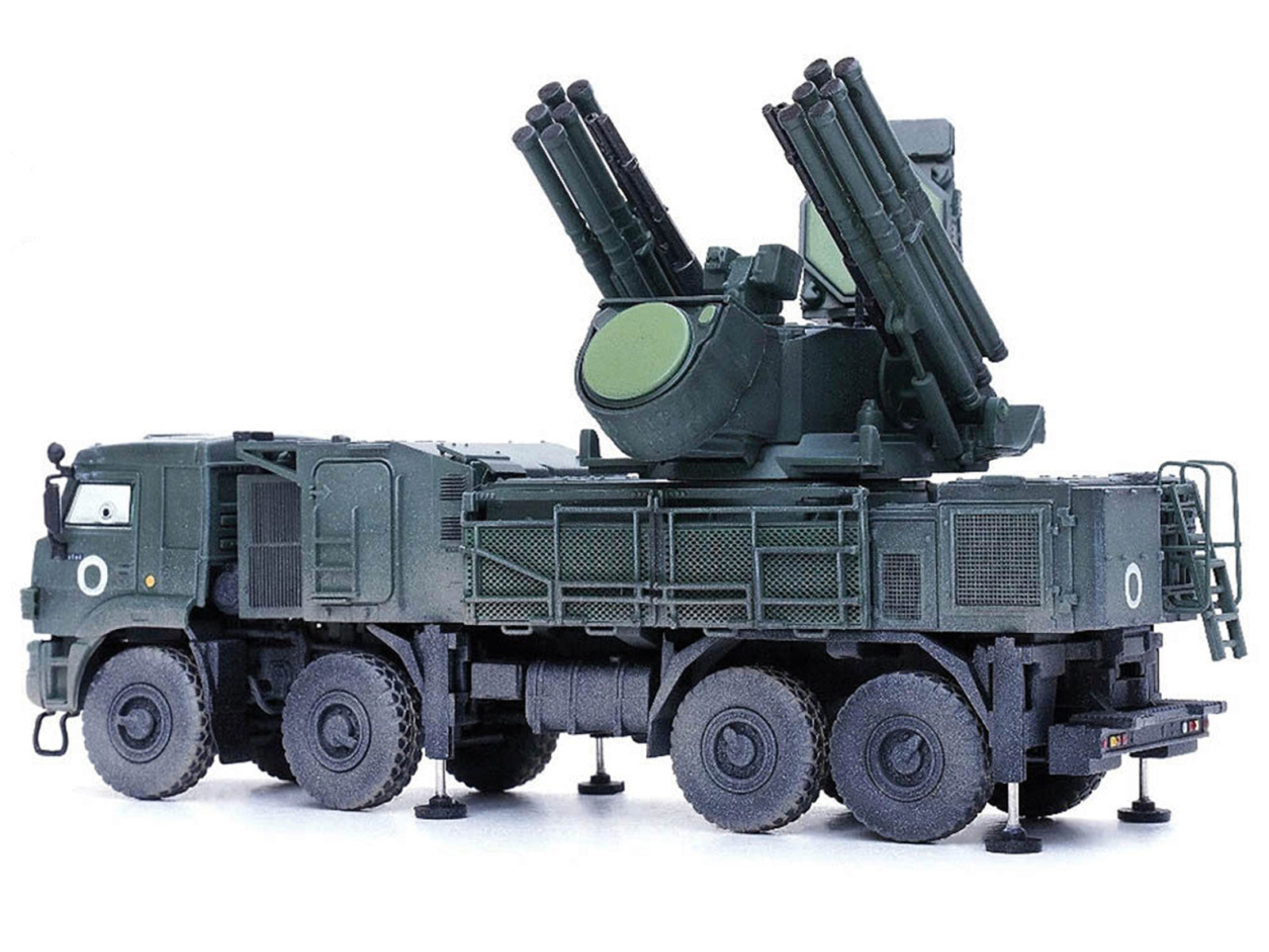 Pantsir S1 96K6 Self-Propelled Air Defense Weapon System "Ukraine War" Russian Army "Armor Premium" Series 1/72 Diecast Model by Panzerkampf - image 3