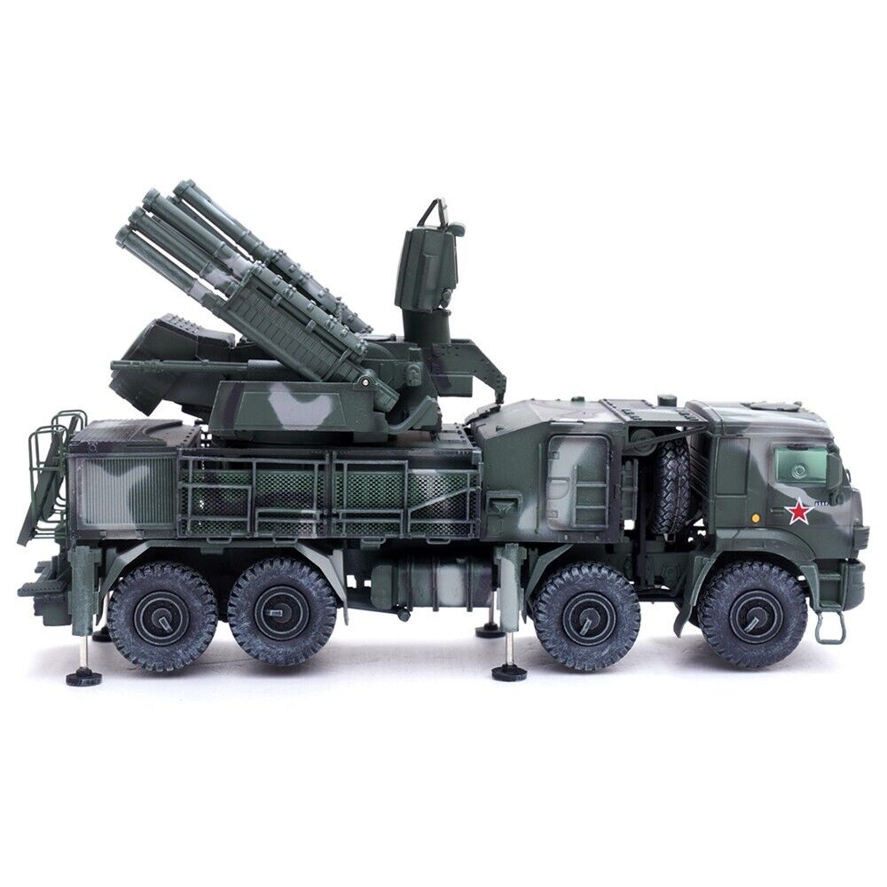 Pantsir S1 96K6 Self-Propelled Air Defense Weapon System Tri-Color Camouflage "Russia's Armed Forces" "Armor Premium" Series 1/72 Diecast Model by Panzerkampf - image 5