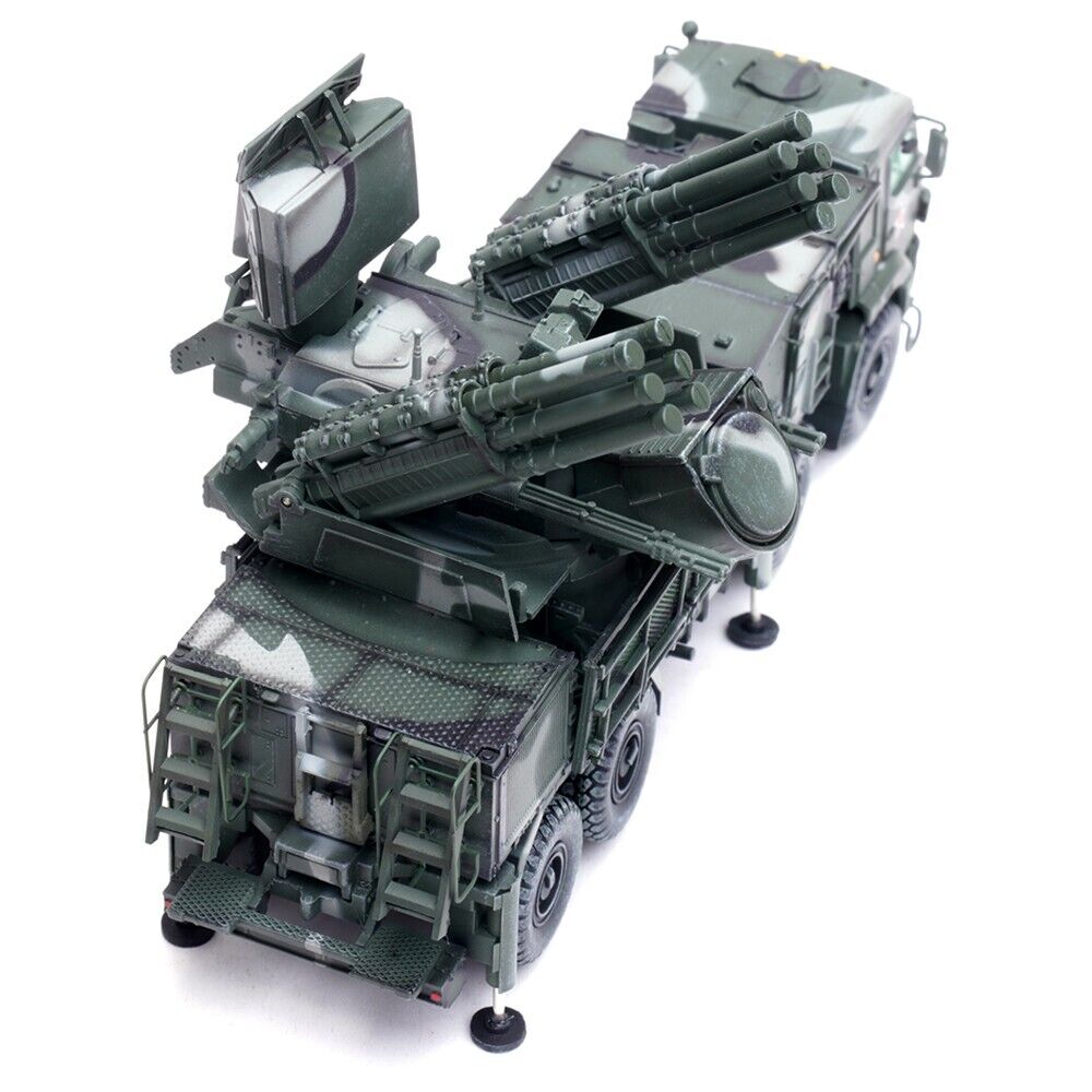 Pantsir S1 96K6 Self-Propelled Air Defense Weapon System Tri-Color Camouflage "Russia's Armed Forces" "Armor Premium" Series 1/72 Diecast Model by Panzerkampf - image 4