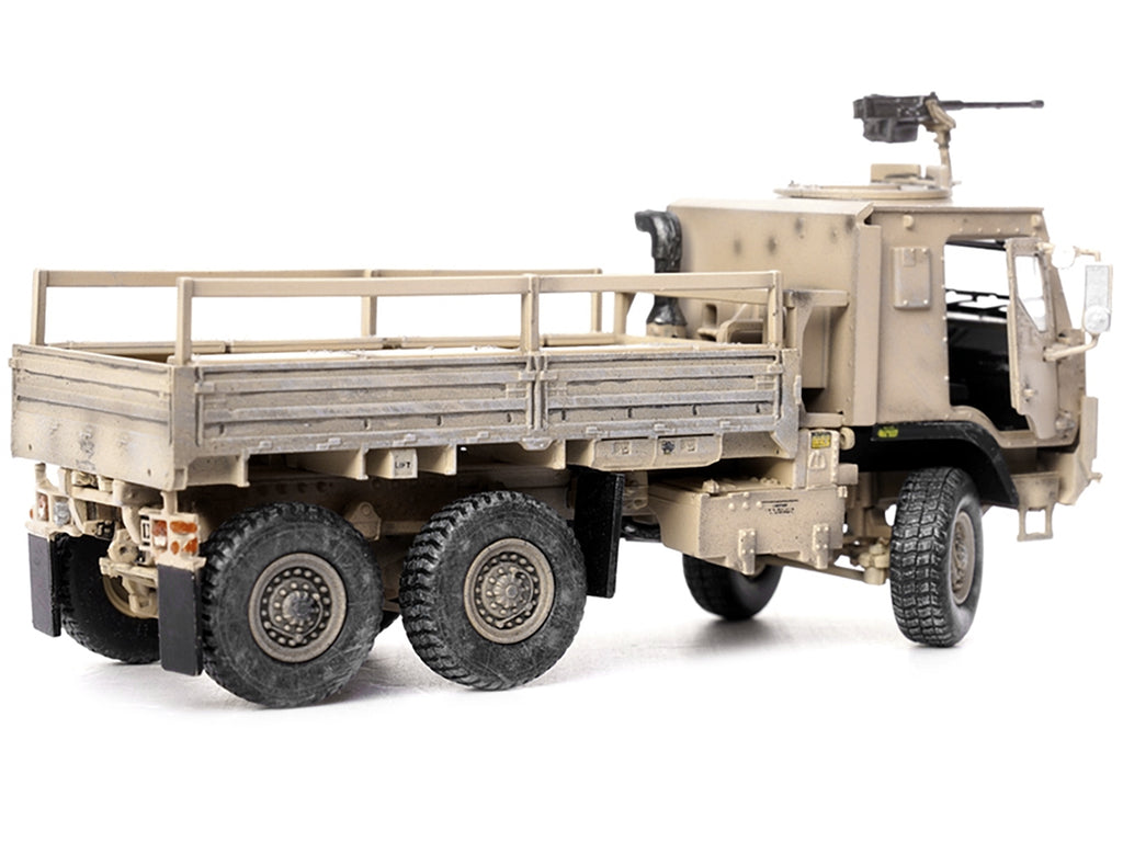 M1083 MTV (Medium Tactical Vehicle) Armored Cab Cargo Truck with Turret Desert Camouflage "US Army" "Armor Premium" Series 1/72 Diecast Model by Panzerkampf - image 5