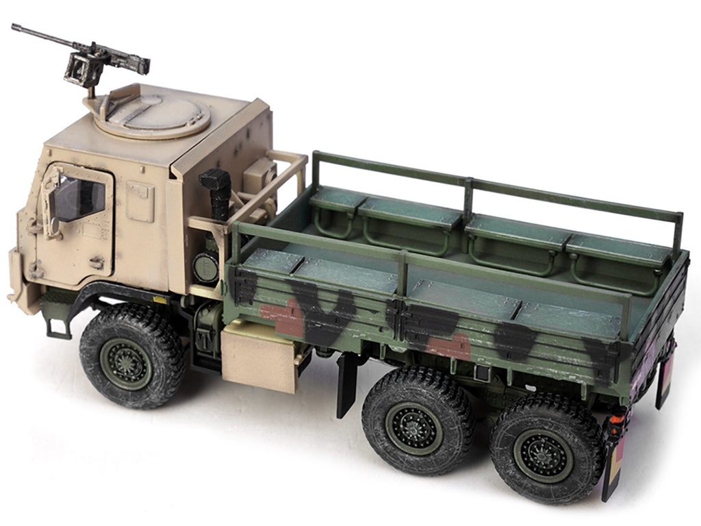 M1083 MTV (Medium Tactical Vehicle) Armored Cab Cargo Truck with Turret NATO Camouflage "US Army" "Armor Premium" Series 1/72 Diecast Model by Panzerkampf - image 4