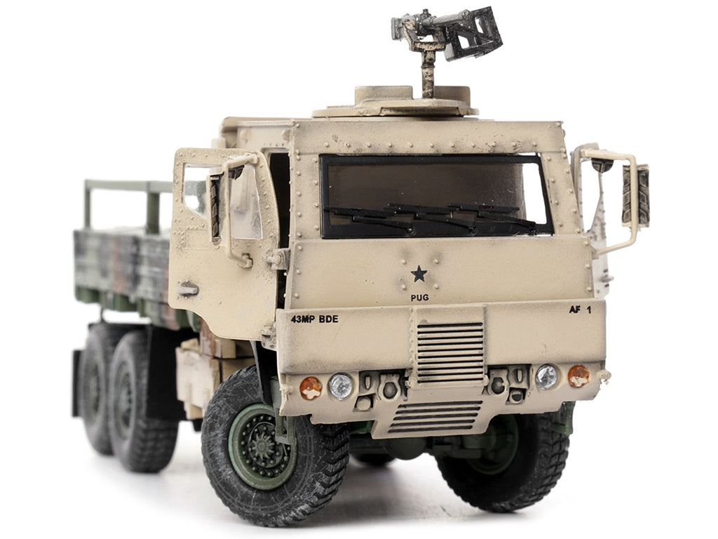 M1083 MTV (Medium Tactical Vehicle) Armored Cab Cargo Truck with Turret NATO Camouflage "US Army" "Armor Premium" Series 1/72 Diecast Model by Panzerkampf - image 5