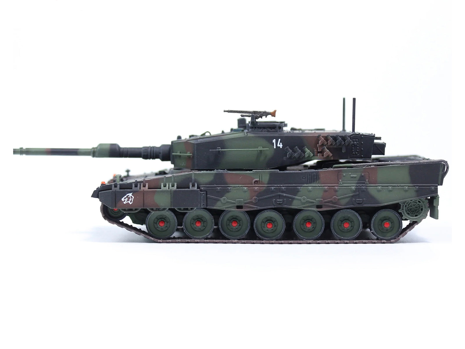 Leopard 2A4 Main Battle Tank "Pz.87 13th Pz Btn Steel Army Parade Thun Switzerland" (2006) Swiss Army "Armor Premium" Series 1/72 Diecast Model by Panzerkampf