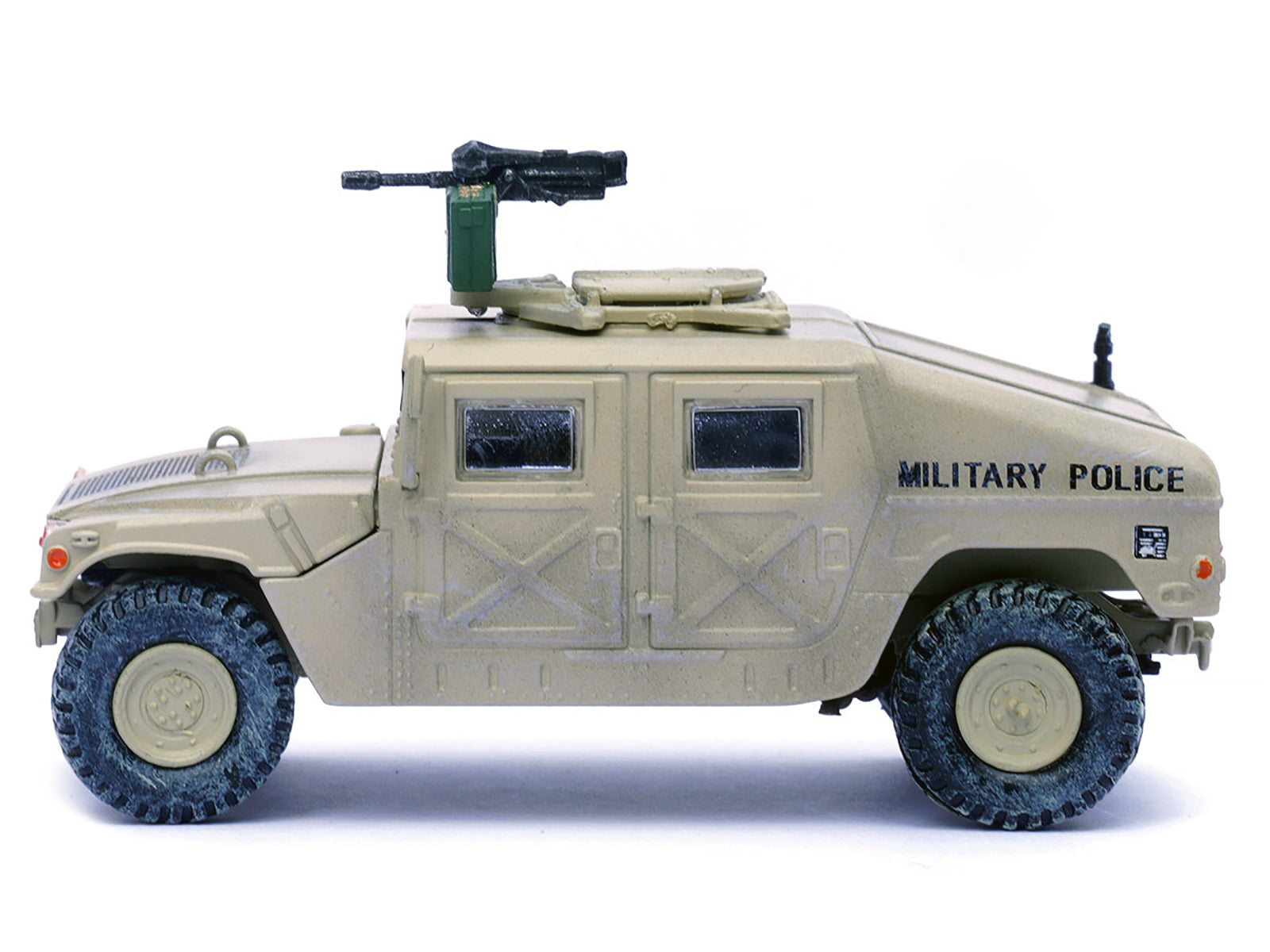 M988 Modern 4×4 Utility Vehicle with Grenade Launcher Desert Sand "Military Police 4th Traffic Platoon A company 92nd MP Battalion 89th MP Brigade Ad Daman Saudi Arabia Gulf War" (1990) "Military Miniature" Series 1/64 Diecast Model by Panzerkampf - image