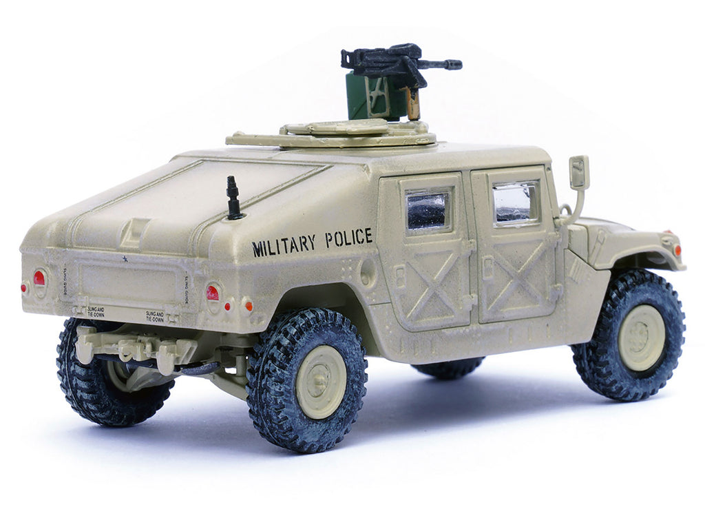 M988 Modern 4×4 Utility Vehicle with Grenade Launcher Desert Sand "Military Police 4th Traffic Platoon A company 92nd MP Battalion 89th MP Brigade Ad Daman Saudi Arabia Gulf War" (1990) "Military Miniature" Series 1/64 Diecast Model by Panzerkampf - image