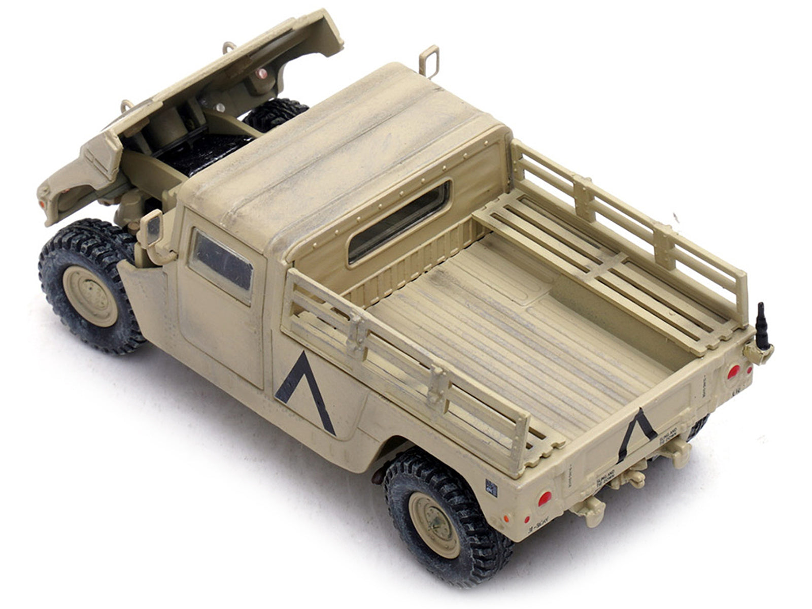 M998 HMMWV "1st Battalion 37th Armored Regiment 3rd Combat Brigade 1st Armored Division Gulf War Iraq" (1991) United States Army "Military Miniature" Series 1/64 Diecast Model by Panzerkampf - image 3
