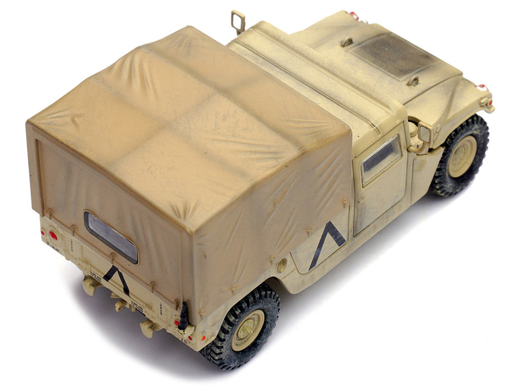 M998 HMMWV "1st Battalion 37th Armored Regiment 3rd Combat Brigade 1st Armored Division Gulf War Iraq" (1991) United States Army "Military Miniature" Series 1/64 Diecast Model by Panzerkampf - image 4