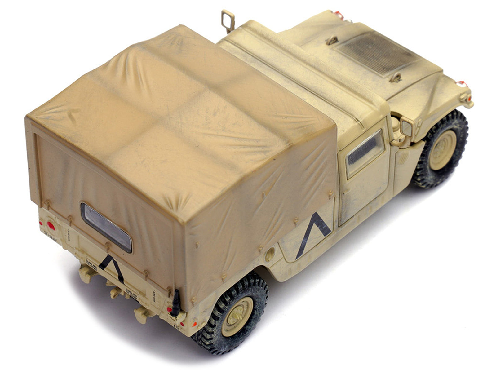 M998 HMMWV "1st Battalion 37th Armored Regiment 3rd Combat Brigade 1st Armored Division Gulf War Iraq" (1991) United States Army "Military Miniature" Series 1/64 Diecast Model by Panzerkampf - image 4