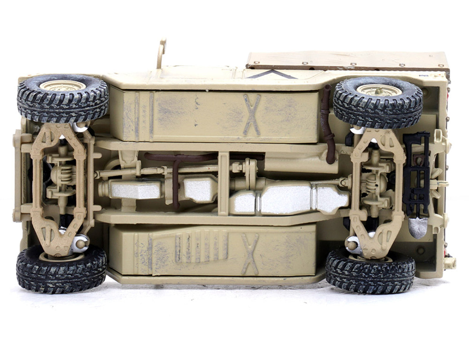 M998 HMMWV "1st Battalion 37th Armored Regiment 3rd Combat Brigade 1st Armored Division Gulf War Iraq" (1991) United States Army "Military Miniature" Series 1/64 Diecast Model by Panzerkampf - image 5