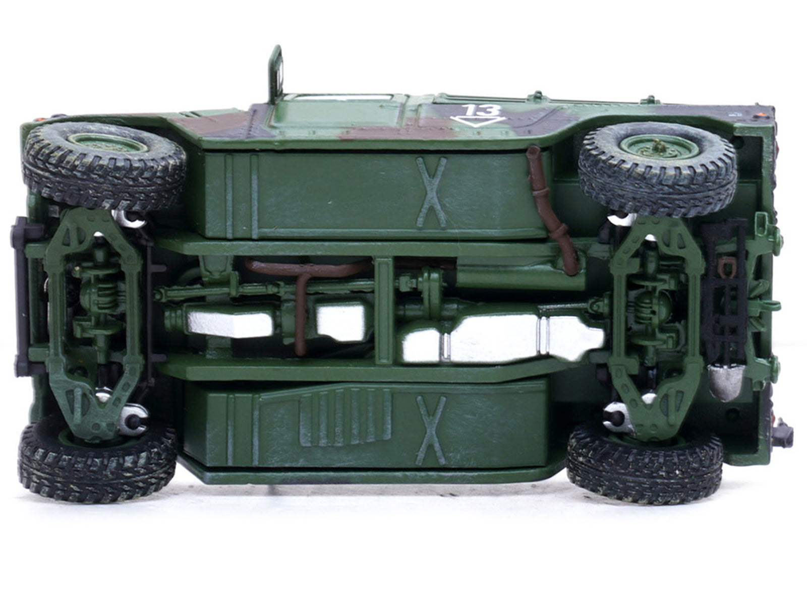 M998 HMMWV "2nd Battalion 3rd Field Artillery Regiment 1st Armored Division Stationed in Germany" (1999) United States Army "Military Miniature" Series 1/64 Diecast Model by Panzerkampf - image 5