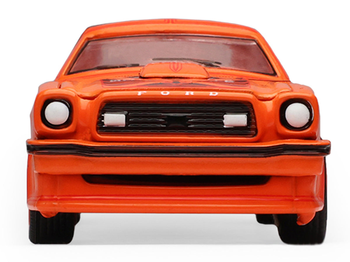1978 Ford Mustang King Cobra II Tangerine with Black Graphics and Tangerine Interior "The Mustang Stampede" Series 2 1/64 Diecast Model Car by Greenlight - image 4