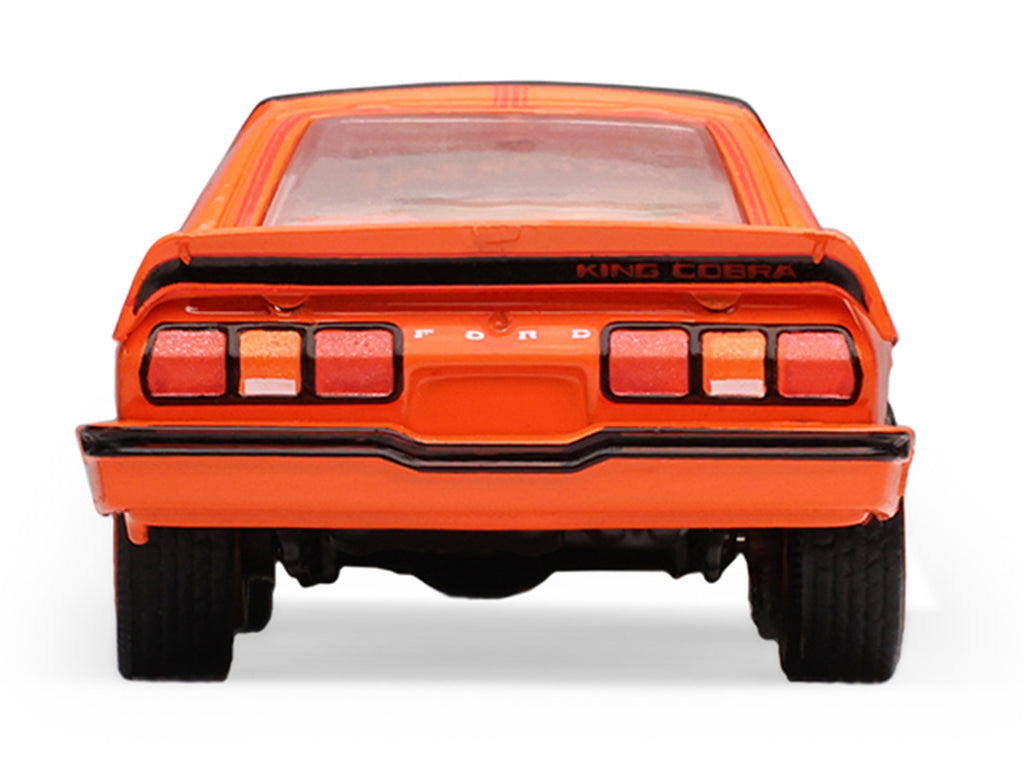 1978 Ford Mustang King Cobra II Tangerine with Black Graphics and Tangerine Interior "The Mustang Stampede" Series 2 1/64 Diecast Model Car by Greenlight - image 5
