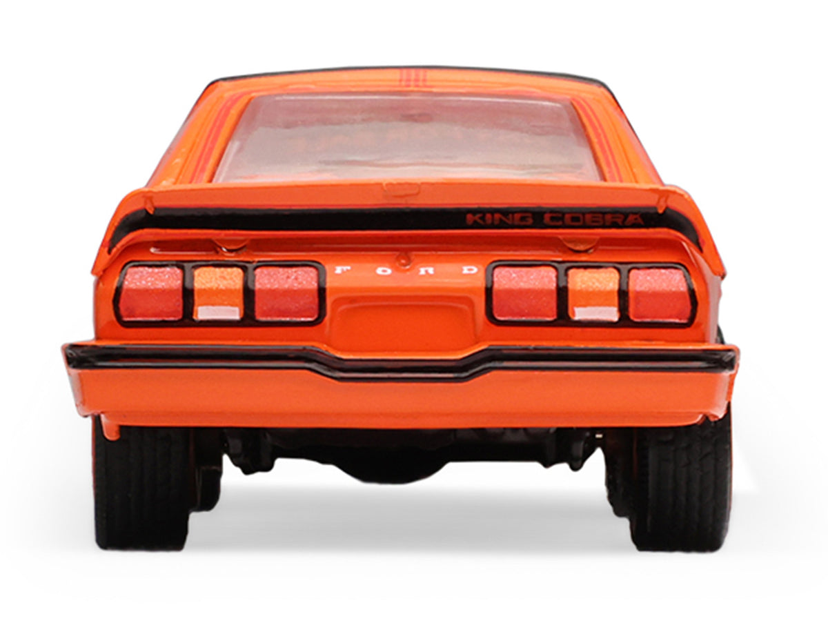 1978 Ford Mustang King Cobra II Tangerine with Black Graphics and Tangerine Interior "The Mustang Stampede" Series 2 1/64 Diecast Model Car by Greenlight - image 5