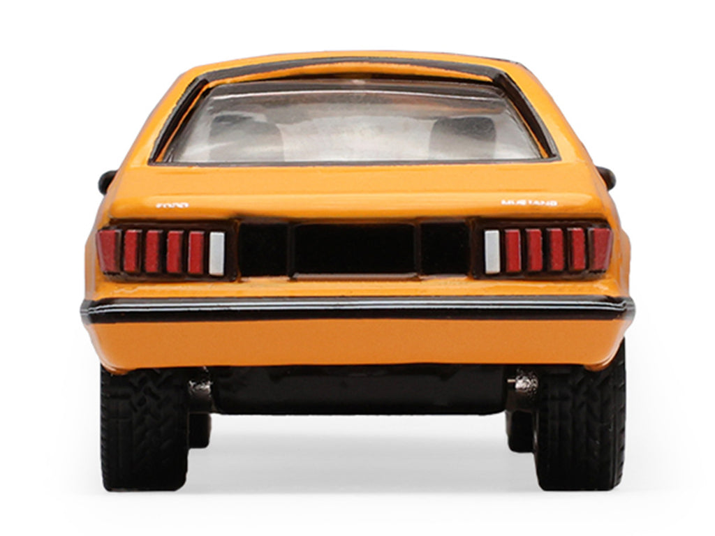1982 Ford Foxbody Mustang Medium Vanilla Yellow with Black Top "The Mustang Stampede" Series 2 1/64 Diecast Model Car by Greenlight - image 5