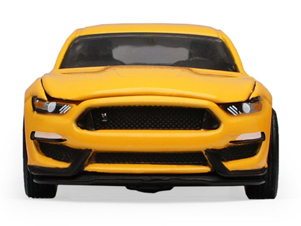 2017 Ford Mustang Shelby GT350 Triple Yellow Tri-Coat "Stampede" Series 2 1/64 Diecast Model Car by Greenlight