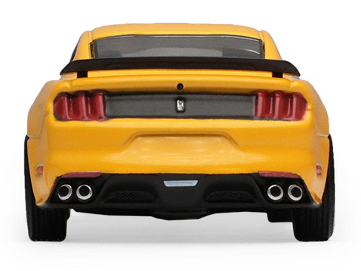 2017 Ford Mustang Shelby GT350 Triple Yellow Tri-Coat "Stampede" Series 2 1/64 Diecast Model Car by Greenlight
