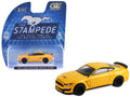 2017 Ford Mustang Shelby GT350 Triple Yellow Tri-Coat "Stampede" Series 2 1/64 Diecast Model Car by Greenlight