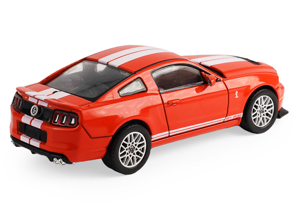 2013 Ford Shelby Mustang GT500 Race Red with White Stripes "Stampede" Series 2 1/64 Diecast Model Car by Greenlight