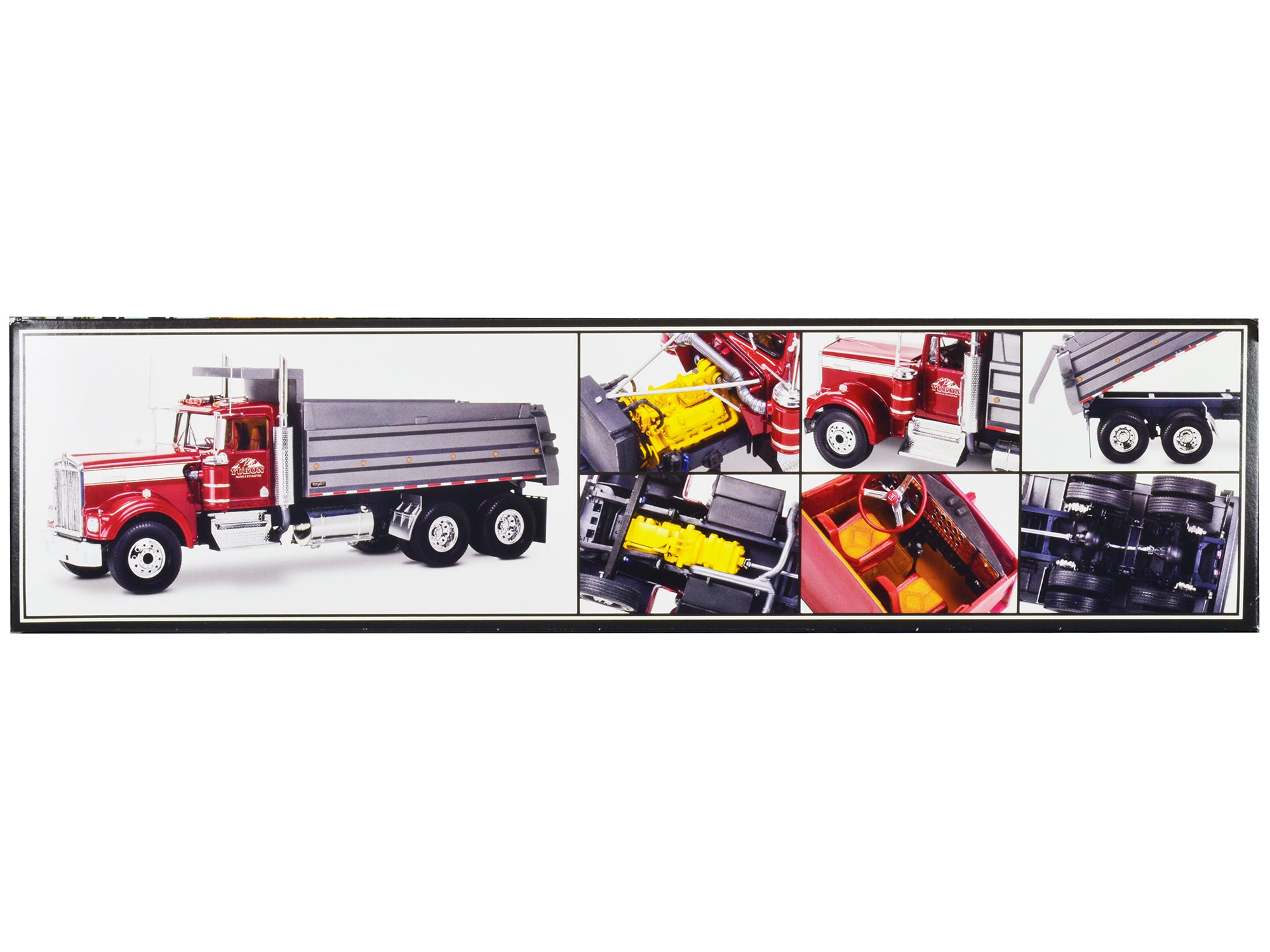 Level 5 Model Kit Kenworth W-900 Dump Truck 1/25 Scale Model by Revell - image 4