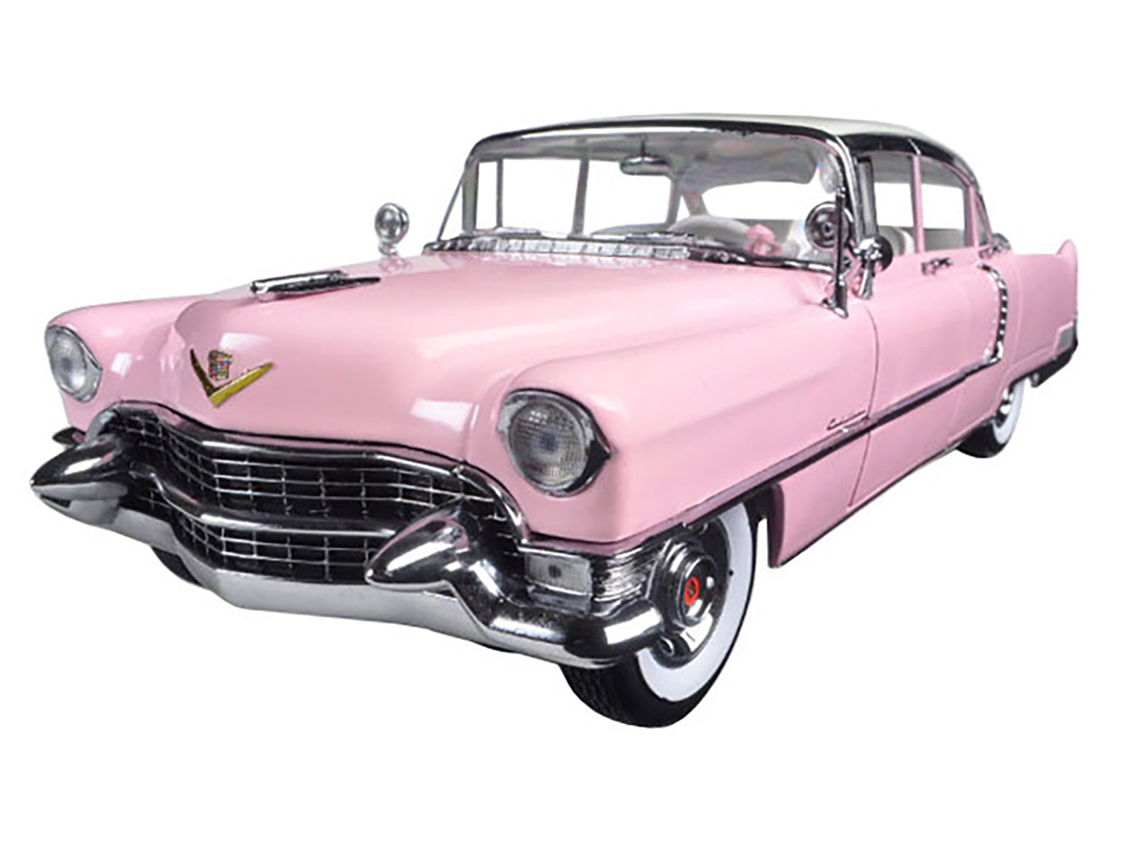 1955 Pink Cadillac Fleetwood Series 60 Special "Elvis Presley" 1/18 Diecast Model Car by Greenlight - image 2