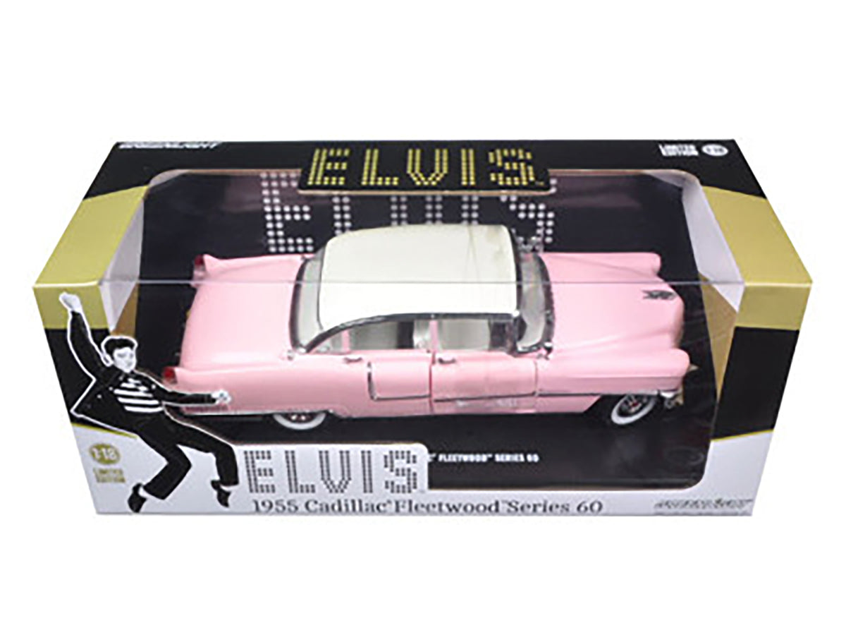 1955 Pink Cadillac Fleetwood Series 60 Special "Elvis Presley" 1/18 Diecast Model Car by Greenlight - image 3