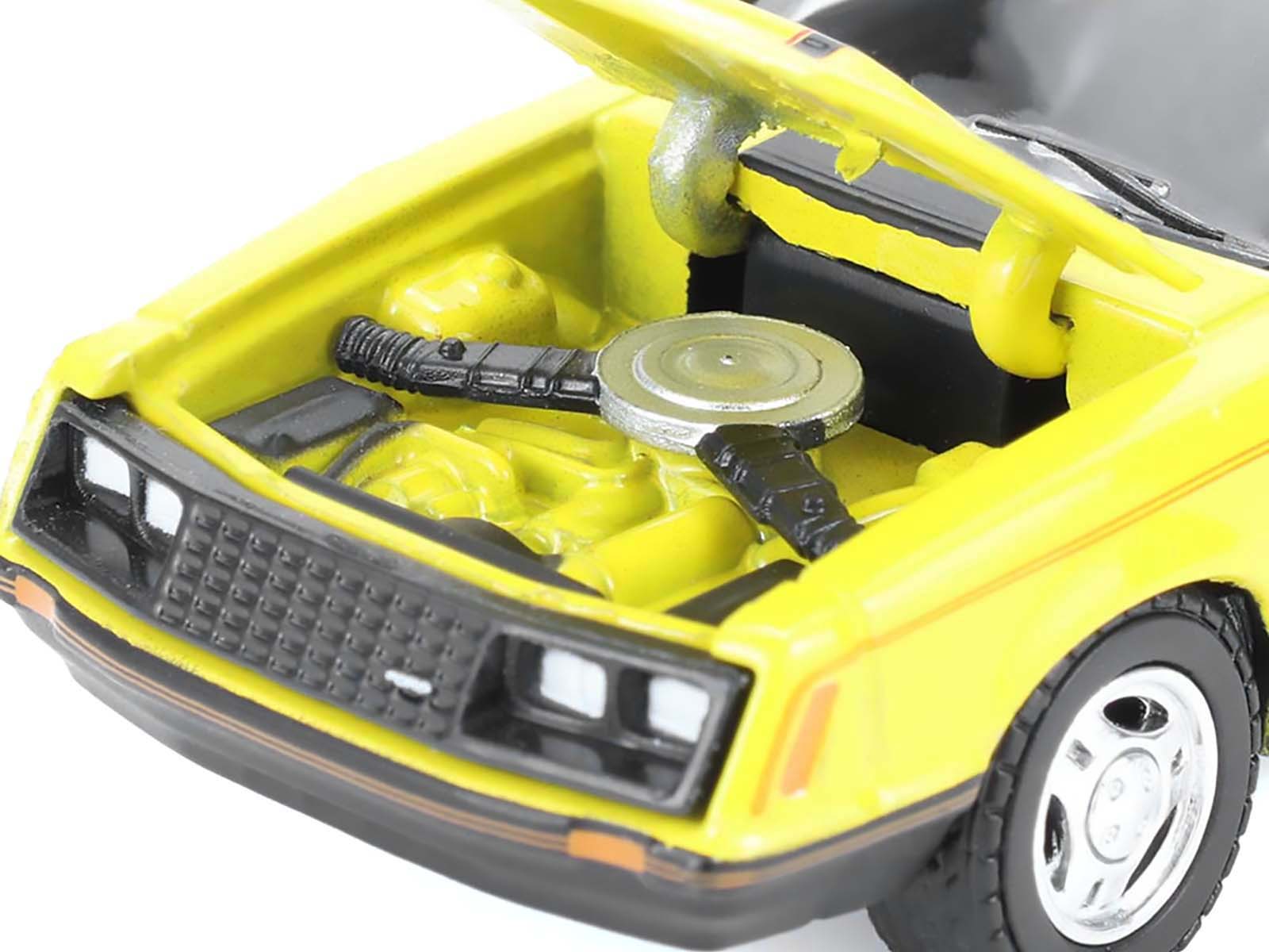 1979 Ford Mustang Cobra Fastback Bright Yellow with Cobra Good Graphics "GreenLight Muscle" Series 30 1/64 Diecast Model Car by Greenlight - image 2
