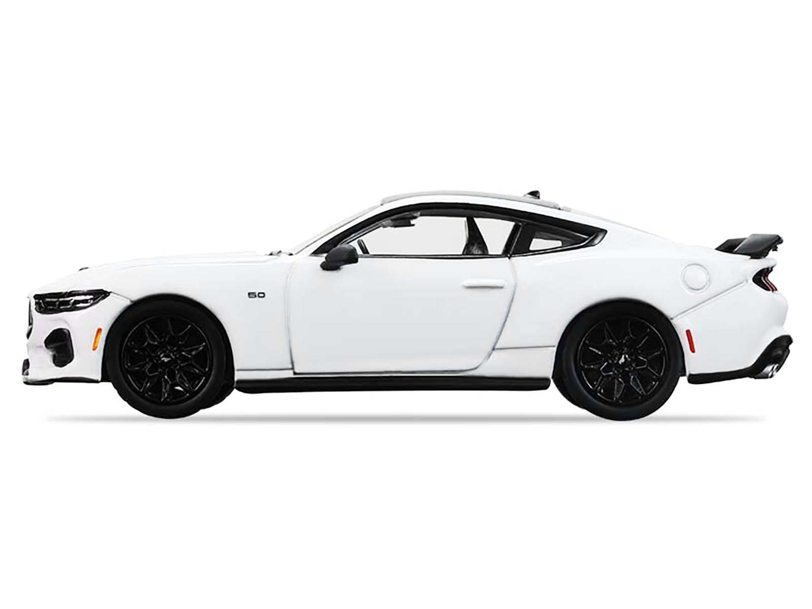2024 Ford Mustang Oxford White with Black Top "GreenLight Muscle" Series 30 1/64 Diecast Model Car by Greenlight - image 2