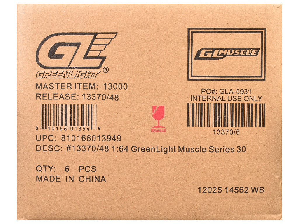 "GreenLight Muscle" Series 30 Set of 6 pieces 1/64 Diecast Model Cars by Greenlight - image 3